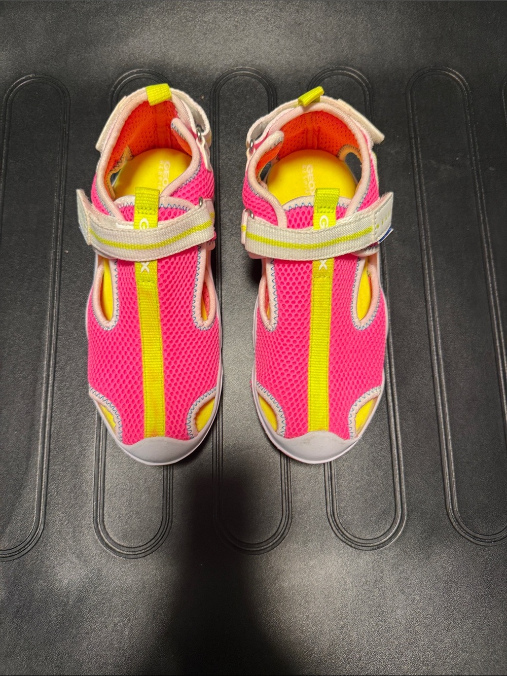 Geox Kids Pink and Yellow Water Sandals